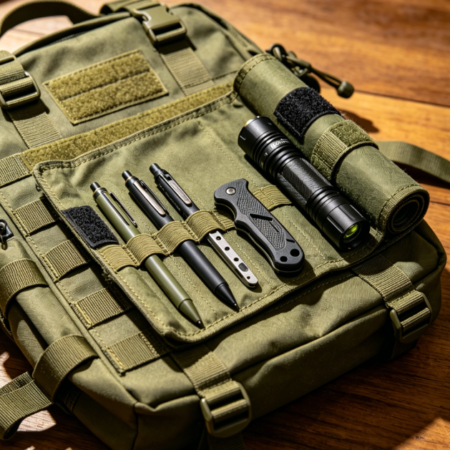 Tactical Roll-Up Tool Organizer Kit – 45 Piece Utility Set