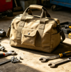 Industrial Canvas Tool Carrier – Reinforced Repair Equipment Bag