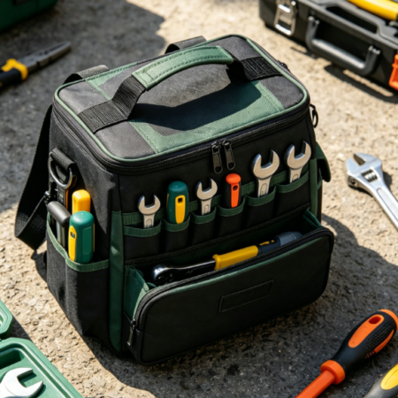 Waterproof Oxford Tool Backpack – Multi-Layer Storage Repair Pack